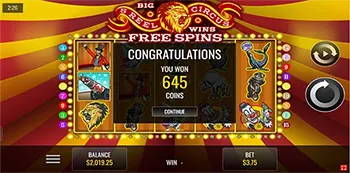 5 Reel Circus Slot