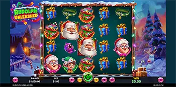 rudolph unleashedslot game screenshot